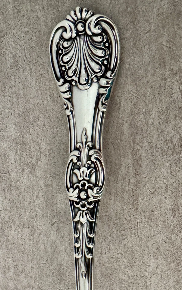 TIFFANY INGLÉS REY PLATA ESTERLINA 11” CUCHARÓN SOPA OSTRA VIEIRA CUENCO CONCHA Foto 2 de 4