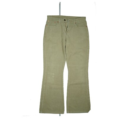 Levis 584 Ladies Jeans Bootcut Pants Flare Corduroy W29 L30 29/30 Beige Top  | eBay