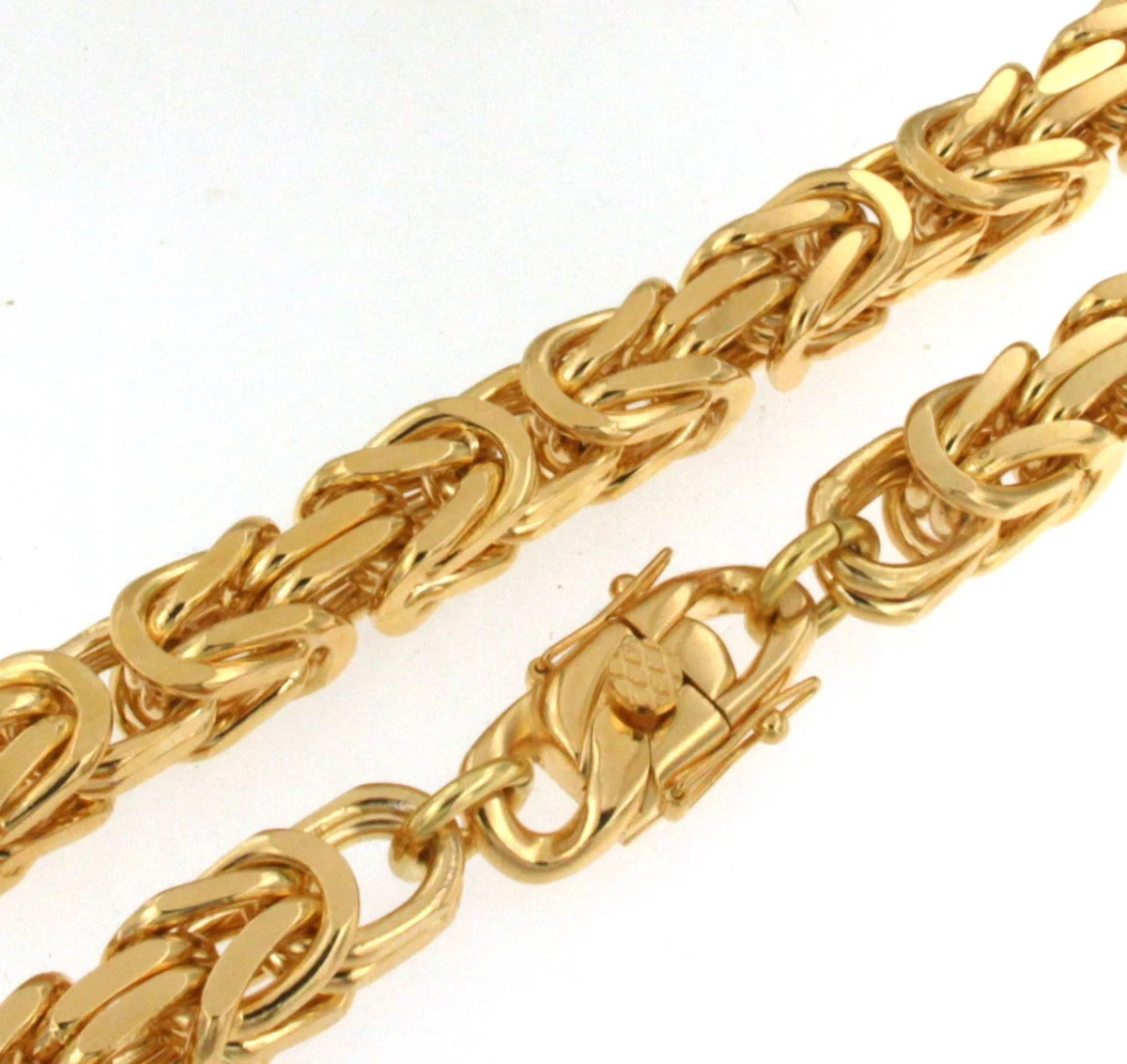 Collana A Maglia Bizantina Per Bambini, Larghezza 2 Mm, In Vero Argento
