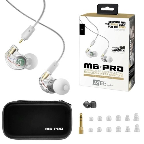 MEE Audio M6 PRO G2 Clear In Ear Monitor Noise Isolating Earbuds