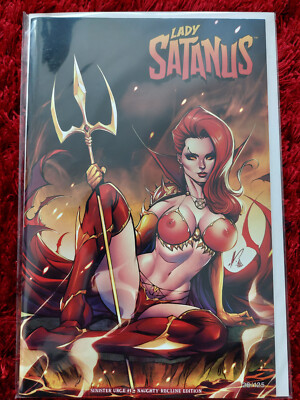 Comic Lady Satanus Sinister Urge #1 Naughty Recline Edition