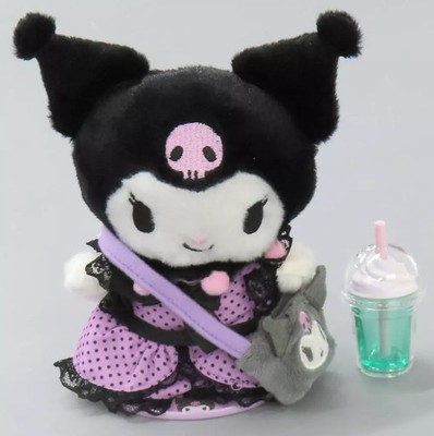 Kuromi (Pitatto Friends) Starter Plush Doll Set Sanrio 15cm