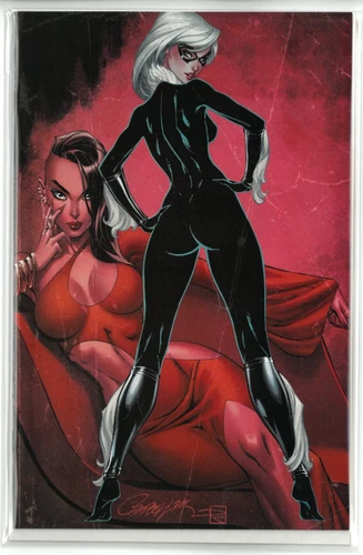 Black Cat #7 Marvel Comics 2020 J Scott Campbell Virgin "Vintage" Variant