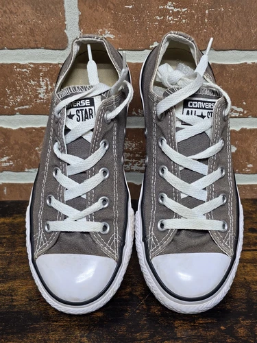 Scarpe basse Converse All Star giovani taglia 1 5 colore marrone chiaro poco usurate