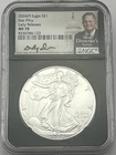 2024 (P) $1 Silver Eagle Star Privy NGC MS70 Early Releases David Ryder Low Pop!