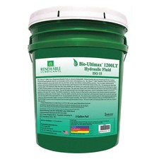 RENEWABLE LUBRICANTS Hydraulic Oil,Pail,Yellow,5 gal. 30WL09