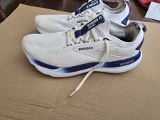 Brooks Men's Glycerin StealthFit 21 running shoes White, Blue, Size 9.5