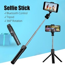 Remote Selfie Stick Tripod Phone Desktop Stand Desk Holder For iPhone/Samsung US