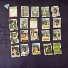 1974 Topps Baseball Vintage Common Cards 20 Card Lot #6