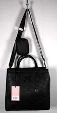 Juicy Couture All About That Bling Tote Liquorice w/ coin purse