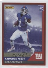 2021 Panini NFL Sticker & Card Collection Red /199 Kadarius Toney #90 h7i