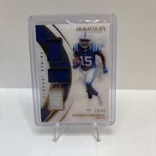2019 Immaculate Collection Parris Campbell Immaculate Triple Jerseys 18/49