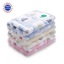 Pet Blanket Flannel Throw for Dog Puppy Cat 23x16 inch Pack Blankets Super Soft