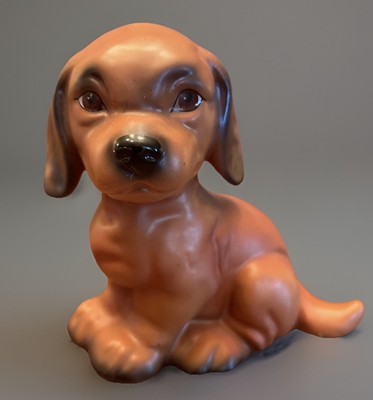 Goebel 1989 Easter Dog Figurine Sixth Edition w/box