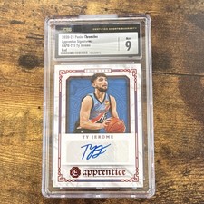 Ty Jerome Red Auto CSG 9 Panini 2020-21 Chronicles Apprentice Signatures