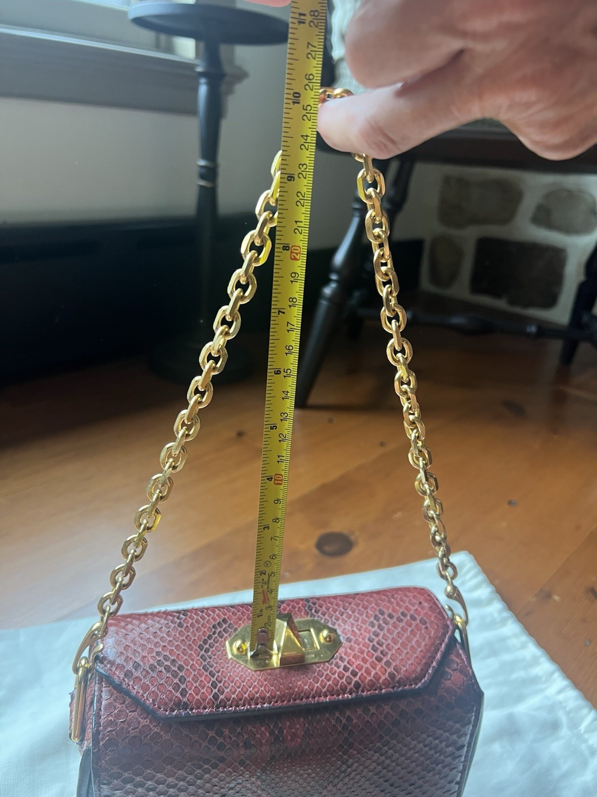 Alexander McQueen Box Bag 19 In Python - image 13