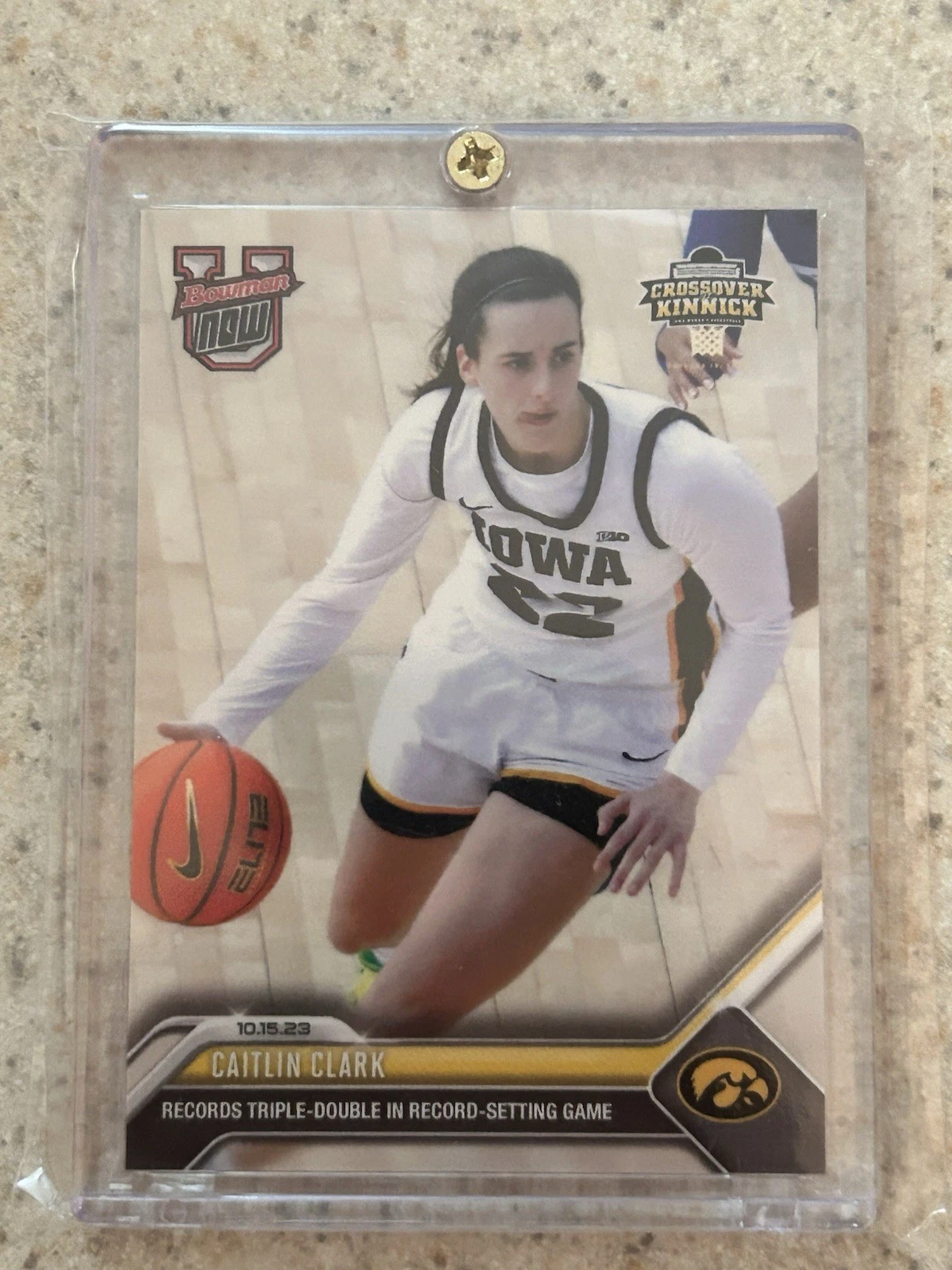 2023-24 Bowman U Now - Caitlin Clark #UI2 - 'Crossover Kinnick'!
