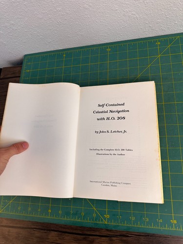 Eigenständige Himmelsnavigation mit H.O. 2008 von John S. Letcher Jr. - Bild 18 von 20