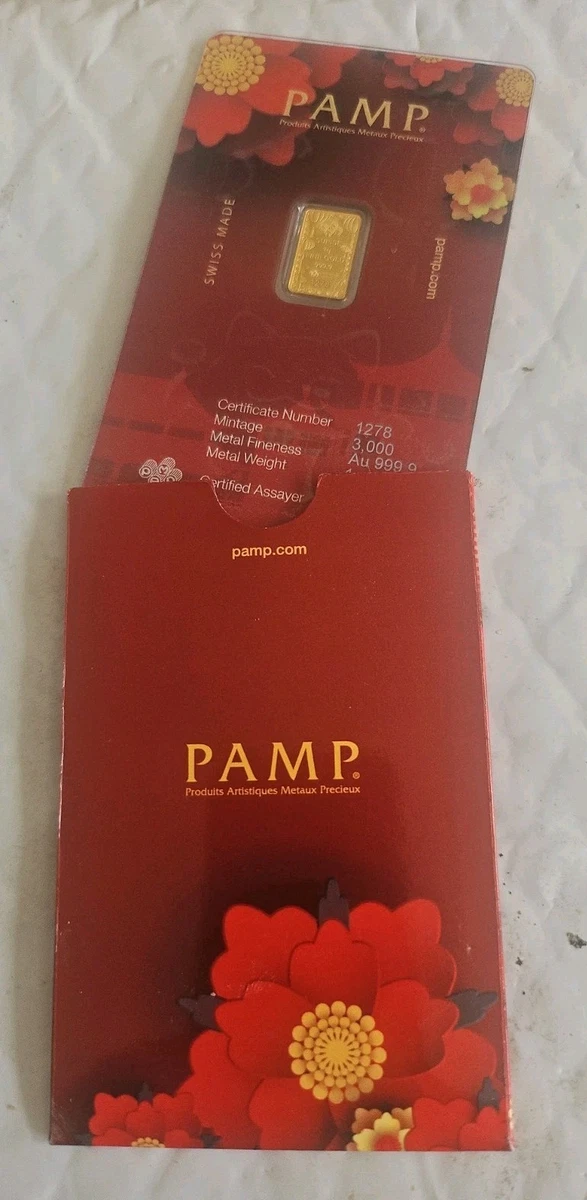 Preços baixos em Barras e lingotes de Ouro PAMP Suisse 1 G