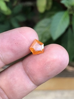 2.28 Crt / Natural Fanta Orange Spessartite Garnet. Fancy Shape For Jewellery.