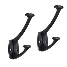 LONHECAN 10 Pack Oil Rubbed Bronze Hooks Hat Wall Hooks for Mounted Hanging Wall