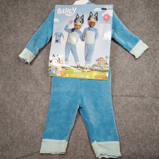 DISGUISE Bluey Halloween Costume 2T Toddler Blue Jumpsuit Blue Heeler Cosplay