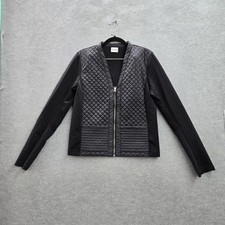 Lululemon Women Jacket 6 Black Cardigan  Again Quilted Long Sleeve