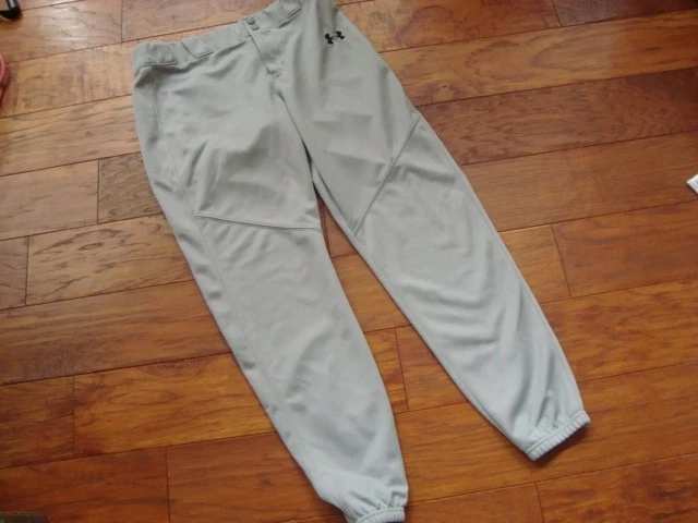Jungen Under Armour Jugend Baseball Hose Größe Xl Grau