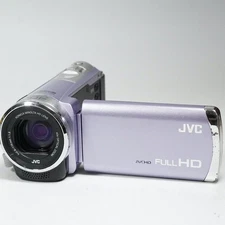 JVC Victor Everio GZ-HM33 Purple Camcorder Video Camera Full HD 40x Zoom Exc+++