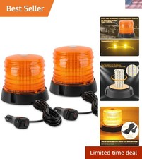 2pcs 60 Led Warning Flash Beacon Lights 12v-24v 2pcs 60 Led Warning Flash Beacon Lights 12v-24v
