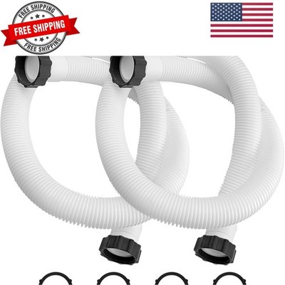 1.5'' Diameter 29060E Pool Pump Hoses for Above Ground Pools - 59'' Long Pool H...