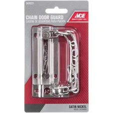Ace Hardware (5424221) Satin Nickel Chain Door Guard (open box)