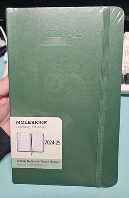 Green Weekly 2024-25 Moleskine Planner, Sealed, New And Unopened