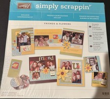 Stampin' Up Simply Scrappin' FRIENDS  FLOWERS Kit NEW Sealed Retired