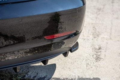 Street+ Heck Ansatz Flaps passend für Tesla Model 3 schwarz Hochglanz