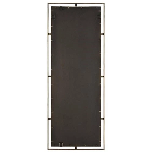 Uttermost Carrizo Transitional Iron Metal and MDF Tall Mirror in Bronze/Gold - Picture 4 of 7