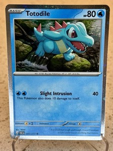 totodile pokemon card value Totodile Pokemon Card