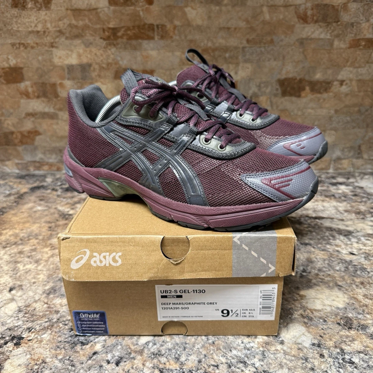 Kiko Kostadinov x ASICS UB2-S Gel 1130 Deep Mars for Sale