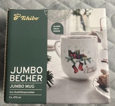 Tchibo Jumbo Becher NEU Tasse Jumbobecher Winter Weihnachten 470 ml