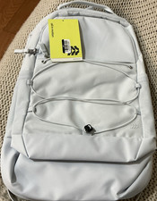 All In Motion White Mens Backpack Zip Closure...