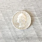 1961 D Washington Quarter Silver 25C Coin Circulated Business Strike