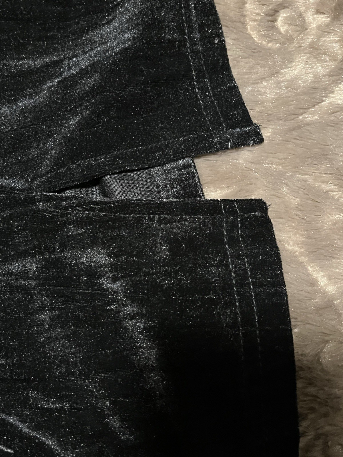 punk rave Brand Patterned Velvet, Square Neck, Stretch Velvet Dress. Large