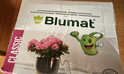 Blumat Classic Automatic Self-Watering Spike, Green, Indoor/Outdoor Potted