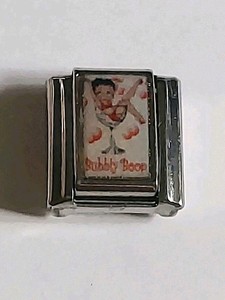 "Betty Boop In A Champagne Glass" Italian Charm New