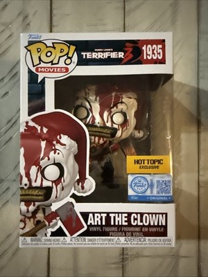 Terrifier 3: Art The Clown #1935 Funko Pop! Hot Topic EXCLUSIVE IN HAND