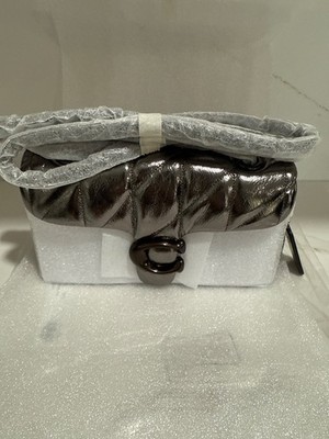 COACH タビー 20 キルティング ショルダーバッグ シルバー s-l400.jpg