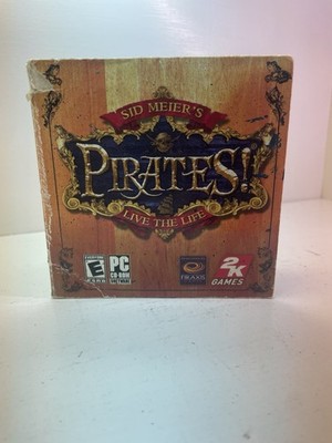 Sid Meiers Pirates Live The Life PC CD-ROM Discs & Case Rough Condition