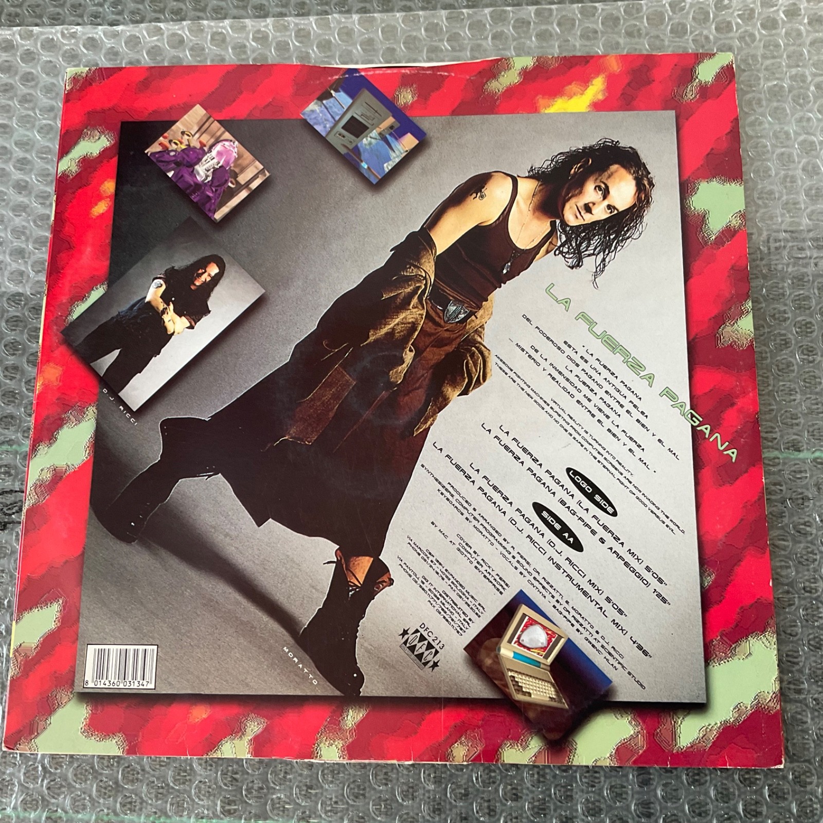 Vinile Vintage 90s Moratto La Fuerza Pagana foto 2