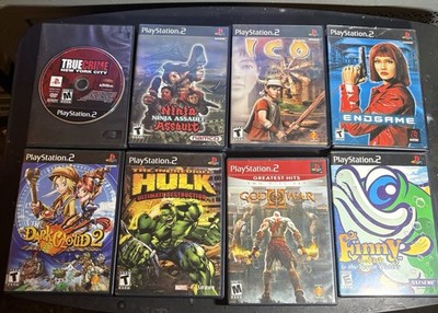 Set Of 8 PlayStation 2 Games