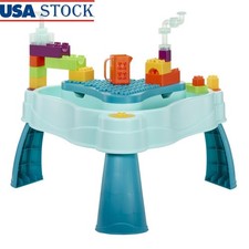 Build Splash Water Table W/ 25 Accessories Indoor Outdoor Fun Ages 1-6 New